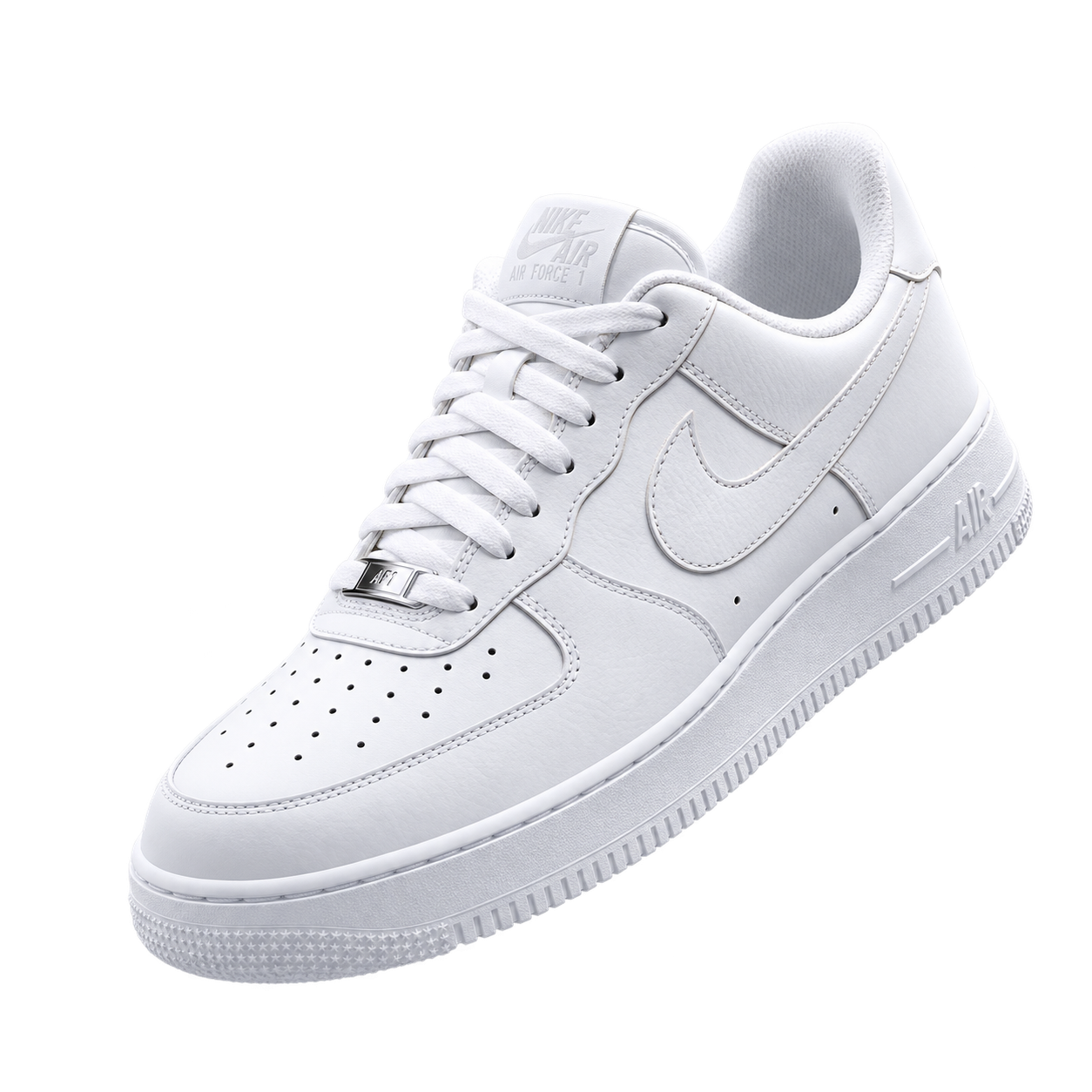 حذاء رياضي أبيض من نوع Air Force 1